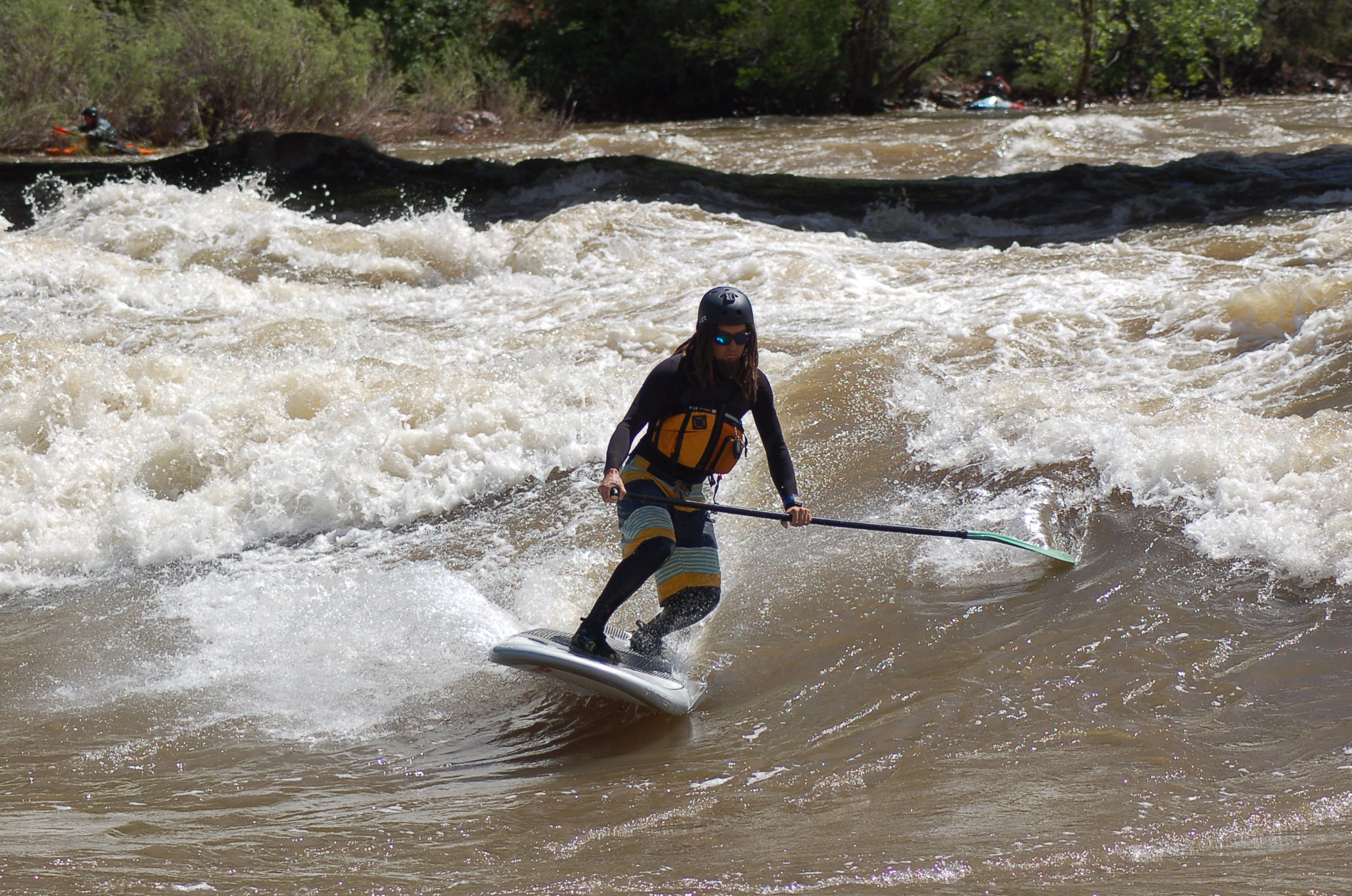 SUP River Surfing Glenwood Springs