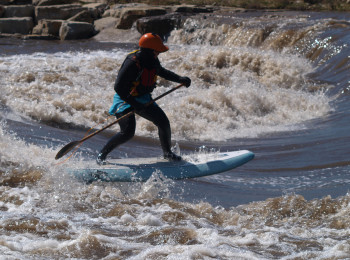 River Surfing Charles City Iowa