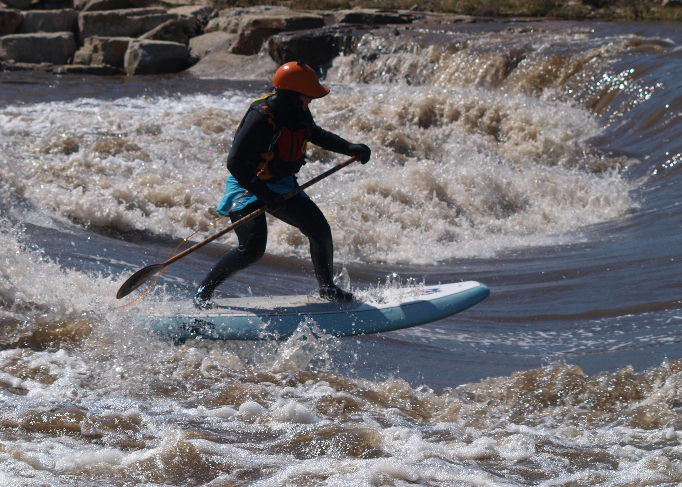 River Surfing Charles City Iowa