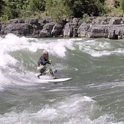 SUP river surfing Lunch Counter