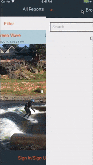 River Surf Report App