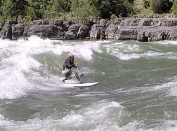 SUP river surfing Lunch Counter